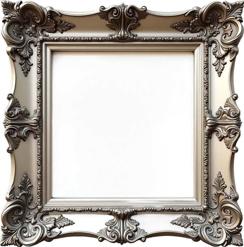 Ornate Silver Picture Frame